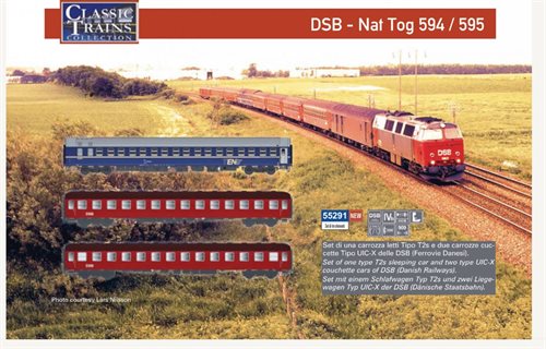 A.C.M.E 55291 DSB Nat tog 594/595, KOMMENDE NYHED 2023